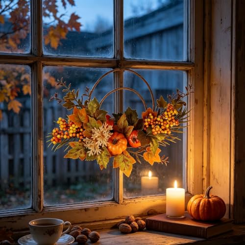 15.8" Halloween Themed Decoration Pumpkin Garland faor Indoor Outdoor Wall - image 7
