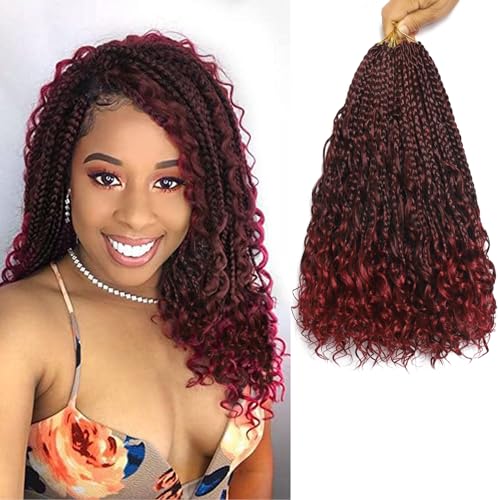 Flagship Burgundy 10 Inch 9 Packs Boho Crochet...