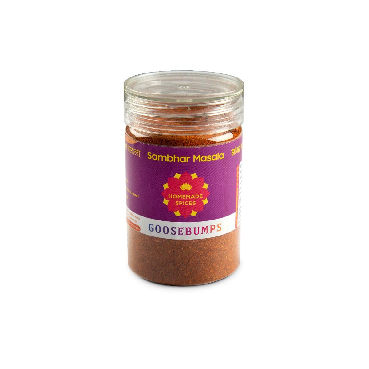Goosebumps Sambhar Masala | Made with 10 Aromatic Spices | Arhar dal & Channa Dal |100% Natural Ingredients | Ready to use | Artisanal & Authentic | Vegan Spice | No Bulking Agent, artifical colours or preservatives used, 80 GMS (B0CBC3F74Q) Amazon Price History, Amazon Price Tracker