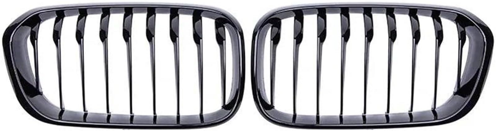 Grille de calandre pour avant BMW Série 1 2015-2017 à lamelles simples - 6