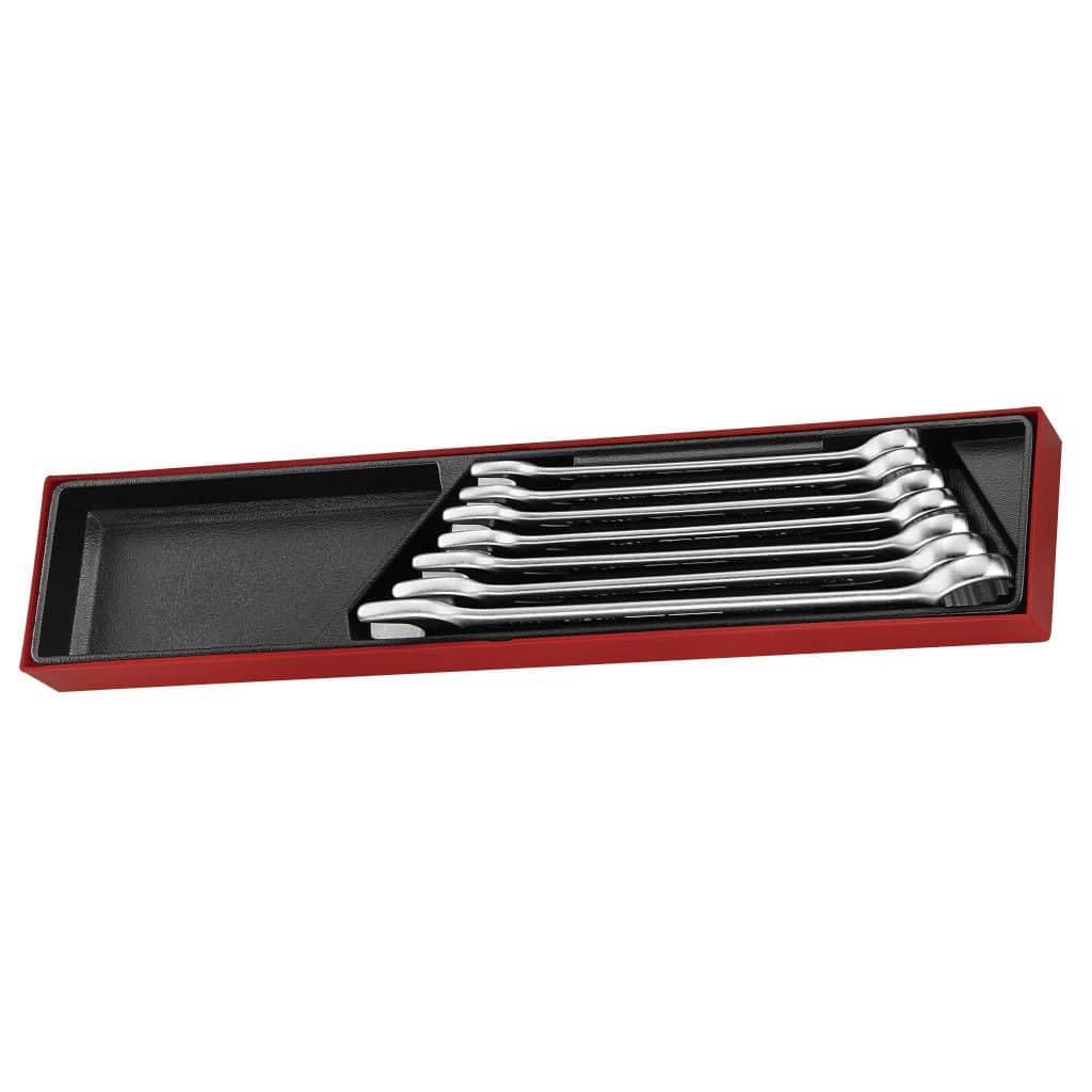 Tengtools TTX2640 zestaw kluczy płasko-oczkowych, 7-częściowy