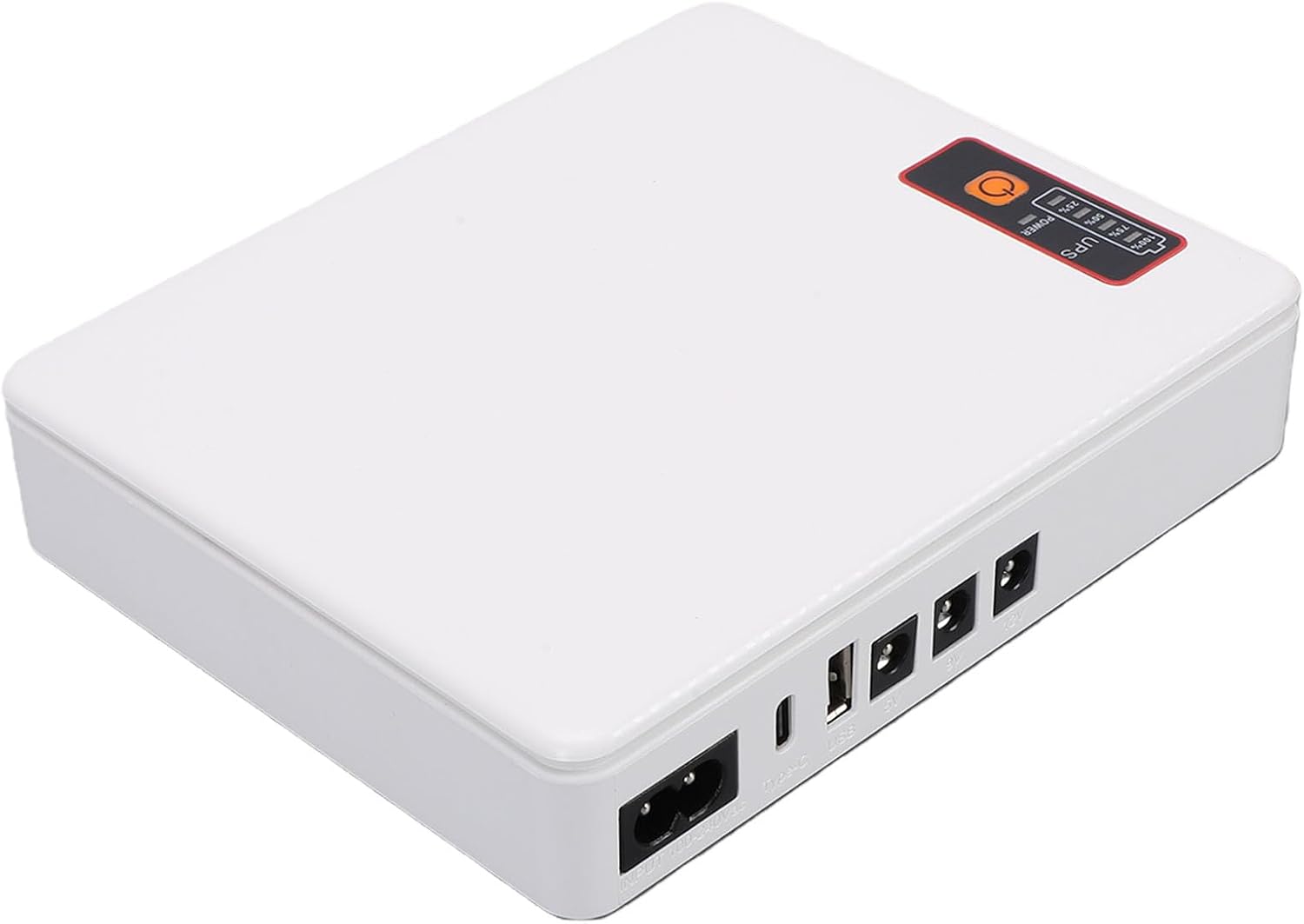 Hilitand 12000mAh Mini UPS DC UPS Battery Backup 18W Uninterruptible Power Supply with USB Type C Output for Router Modem Security Camera (US Plug)