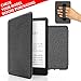 Produktbild MyGadget Hülle für Kindle 11. Generation [ Modell : RS23CV | C2V2L3 Release: 2022 | 2024 ] mit Handschlaufe & Auto Sleep | Wake Funktion - Flip Case in Hell Grau