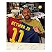 Exclusive Memorabilia Neymar Jr Signed Barcelona 2024-25 Soccer Jersey. Standard Frame
