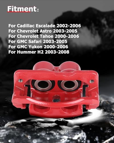 Image of cciyu Front /Rear Left & Right Brake Calipers Assembly w /Bracket 18-B4729 18-B4728 For Cadillac 2002-2006,For Chevy 1999-2008,For GMC 1999-2008