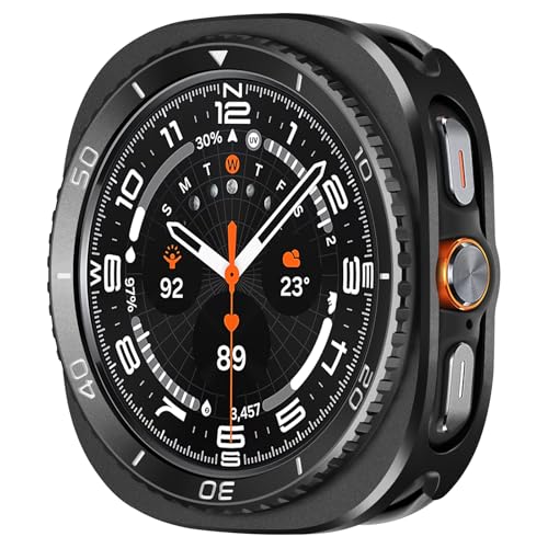 Funda compatible con Samsung Galaxy Watch Ultra 47mm parachoques resistente negro