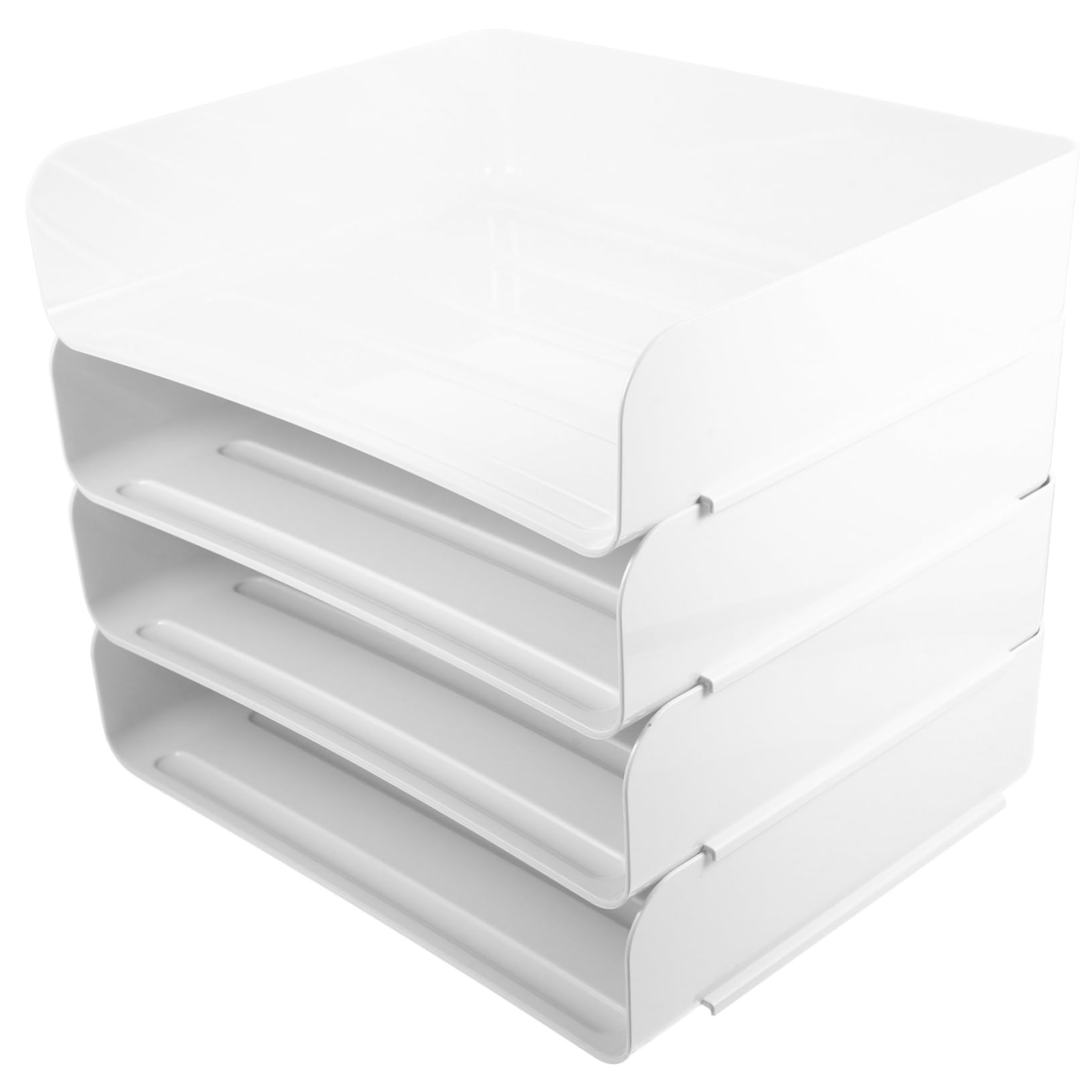 Organizer Per Documenti Da Scrivania Impilabile Vassoio Porta Documenti Per Ufficio e Casa Organizer Per File e Cancelleria Design Pratico e Portatile