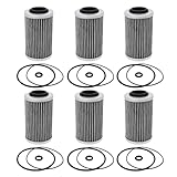 6 Pack Oil Filter Replace 420956744 420956743 Compatible with Can-Am Spyder Sea Doo 1503 1630 Rotax