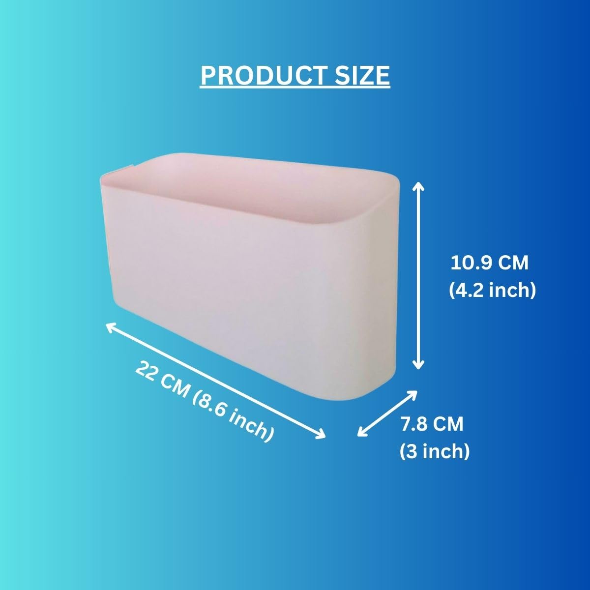 QUANTUM LEGENDS Premium Bathroom Organizer Set wall mounted without drill 0.5kg Capacity, 3D Printed Wall Hung Stand For Bathroom Multipurpose, Toothbrush Organizer for Family (Set of 2) White 2