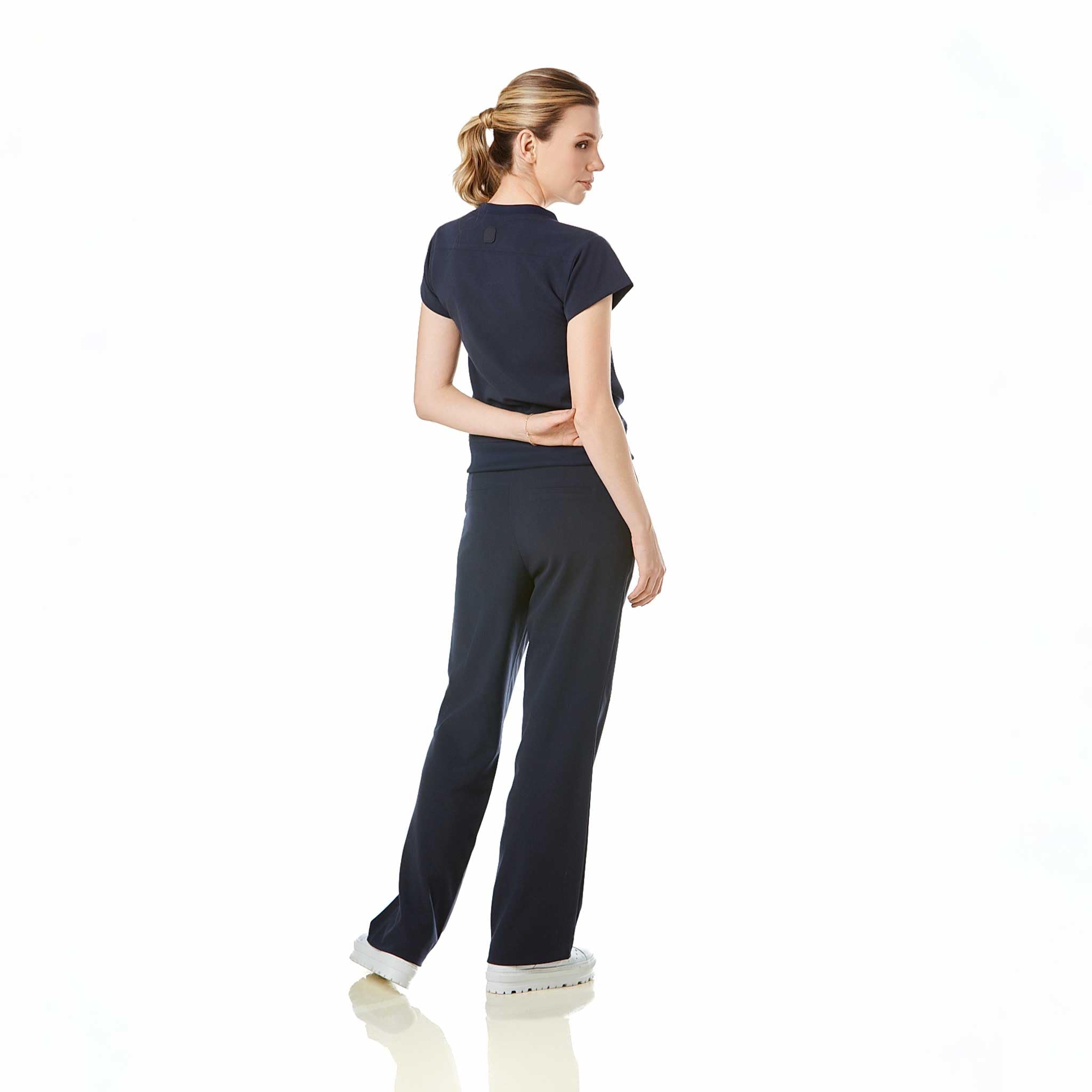 GALLANTDALE Uniforme Sanitario Mujer Casaca y Pantalón Jogger Sanitario Pijama Medico Antibacterial Baker