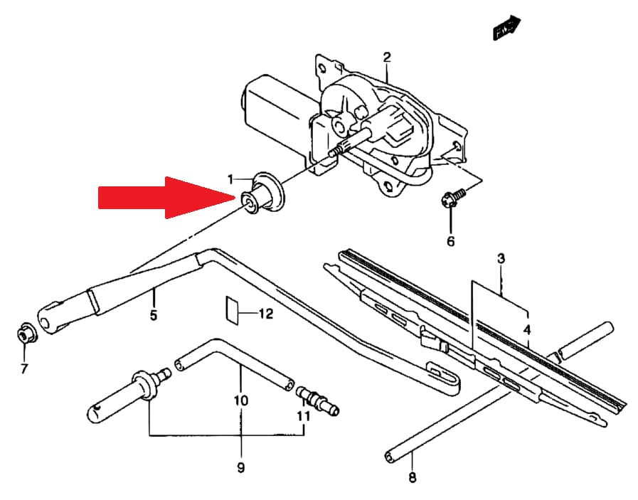 さら様 確認用 Amazon | SUZUKI (スズキ) 純正部品 キャップ ワイパピボット 品番