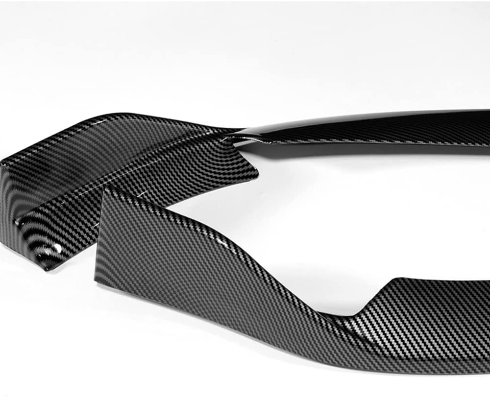 Q1-TECH, Front Bumper Lip fit for Compatible with 2015-2021 Mercedes-Benz (W205) C63 AMG Only, Front Bumper Lip Spoiler Air Chin Body Kit Splitter ABS, AP-Style (Painted Carbon)