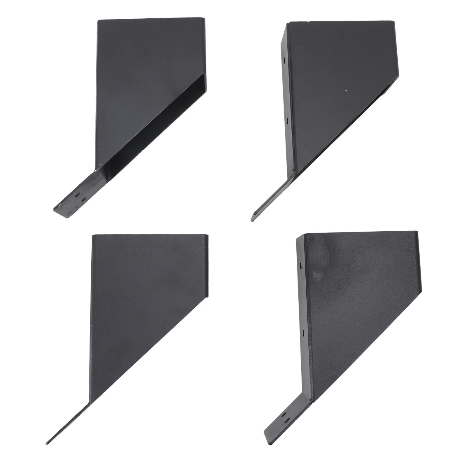 Asixxsix Staffe per Pergola, Staffe in Metallo Zincato con Angolo di 45 Gradi, Kit Staffa con Fori di Drenaggio per Rinforzare Pergole, Gazebo, Box/Cover Sugli Alberi, Cortili