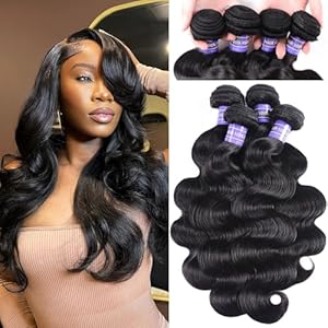 12A Human Hair Bundles 14 16 18 20 Inch Body Wave Bundles Human Hair 400g Brazilian Bundles Human Hair Unprocessed Human Hair Weave 4 Bundles Deals Brazilian Body Wave Bundles Human Hair Extensions