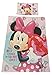 Produktbild Minnie Maus Disney Kinder-Bettwäsche Set The Best Things in Life Are Sweet aus 100% Baumwolle