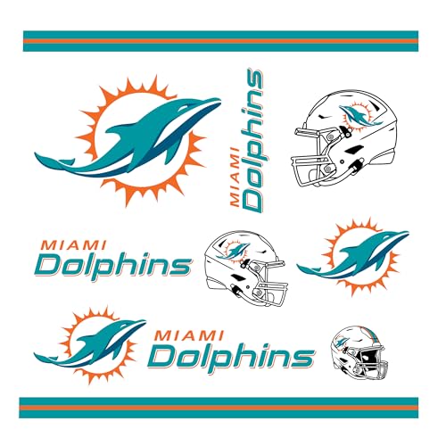 Image of Rico Industries NFL Football Miami Dolphins Double Wall 20oz Tritan Tumbler