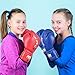 POZTEV Youth Boxing Gloves for Kids Ideal for Boxing, Kickboxing, Muay Thai, UFC, MMA - Beginner Junior Heavy Punching Bag Gloves for Children Sparring Training Martial Arts Mitts (Red,6oz)