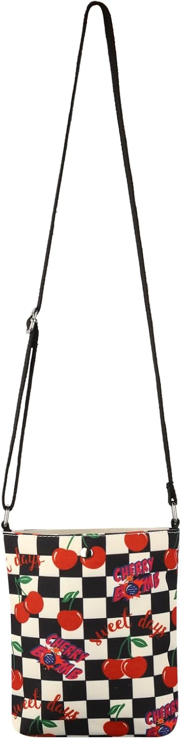 MBMSO Cherry Crossbody Bag - Cherry Print Small Crossbody Purse - Image 5