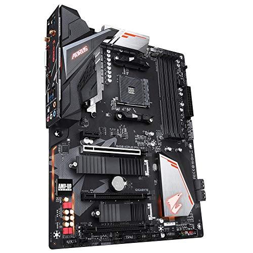 Image of GIGABYTE B450 AORUS PRO Hybrid Digital PWM, 4 x DDR4 DIMMs, Intel Dual Band 802.11ac WiFi, Dual M.2 with Dual Thermal Guards, RGB Fusion 2.0 WiFi Motherboard