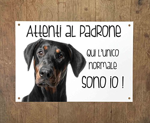 Cartello Attenti Al Cane Doberann → Classifica dei Più Venduti Online