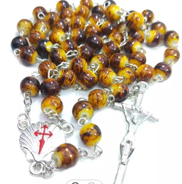 GenericCatholic Rosary Necklace Rosary Beads with Crucifix Religious Necklaces Gift Cross, for Mother's Day and Religious Occasions Religious Occasions