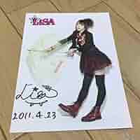 LiSA 直筆サイン2点　Letters to U + ポストカード Amazon.co.jp: LiSA 直筆サイン ポストカード Letters to U