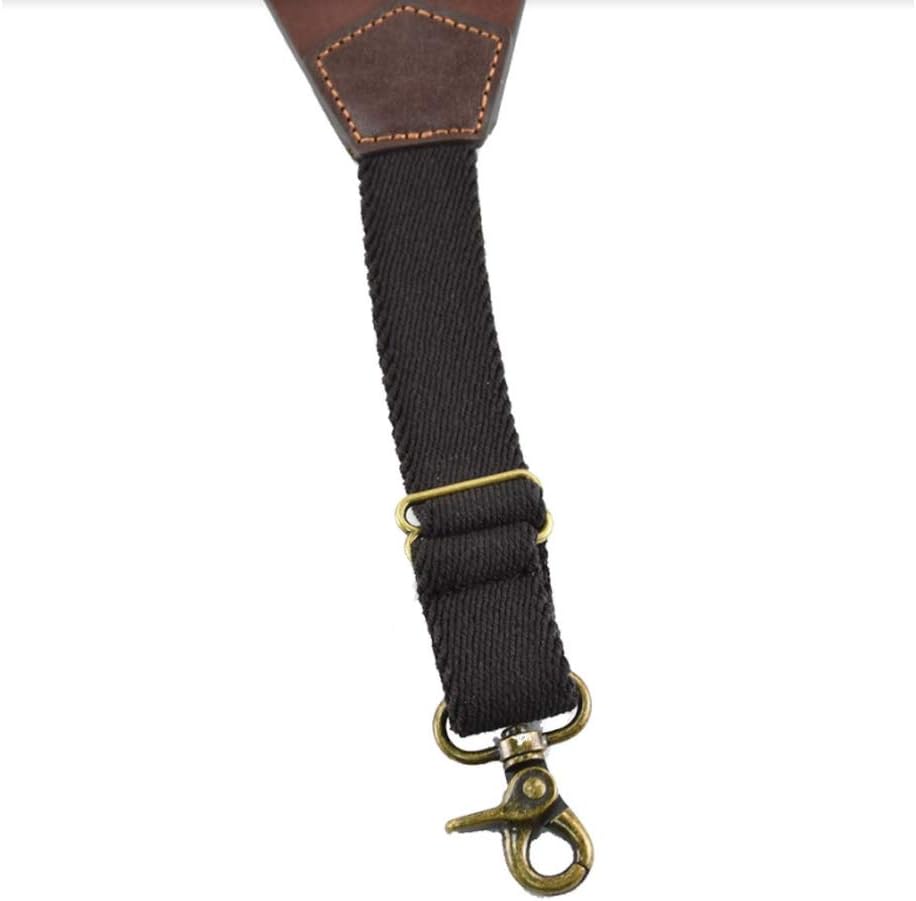 Nocona Belt Co. mens Bullet Concho Gallus Genuine Leather Suspenders - Image 3