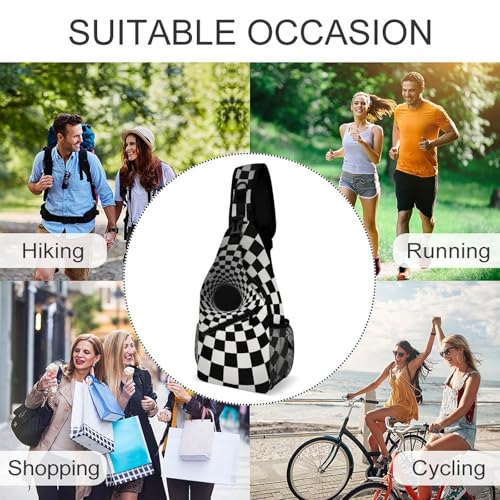 Mochila tipo bandolera para senderismo y día casual miniatura 6