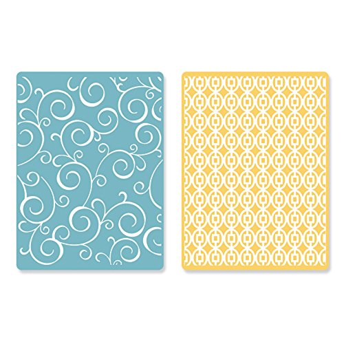Sizzix Textured Impressions Embrossing Folder 2PK