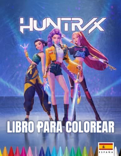 Libro para colorear Heroínas Kpop: Personajes entre música y mito para colorear Libro para colorear Heroínas Kpop: Personajes entre música y mito para colorear