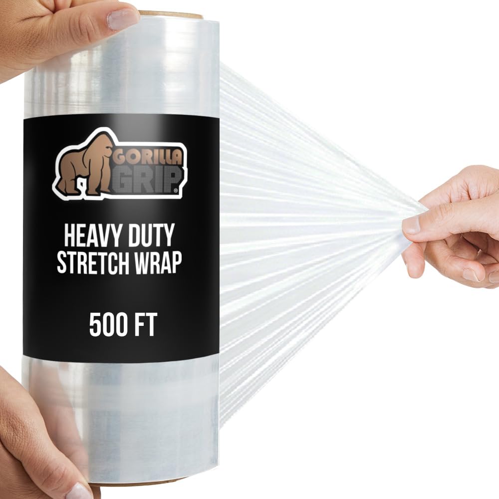 Amazon.com: GORILLA GRIP 500% Stretch Film Heavy Duty Plastic