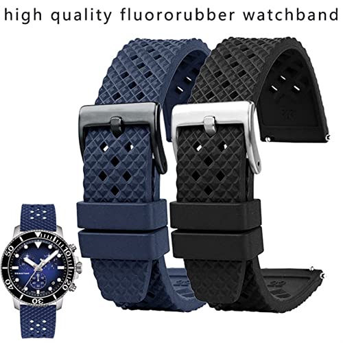 Bracelet de montre caoutchouc 22mm 20mm fluorescent étanche