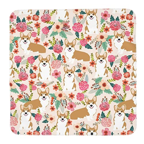 Image of Corgi Baby Stuff Swaddle Blanket Corgi Gifts for Corgi Lovers Soft Newborn Wrap Baby Swaddling Blanket Cover Baby Throw Receiving Blankets Silky Breathable Stretchy Gifts for Boys Girls Infant Shower