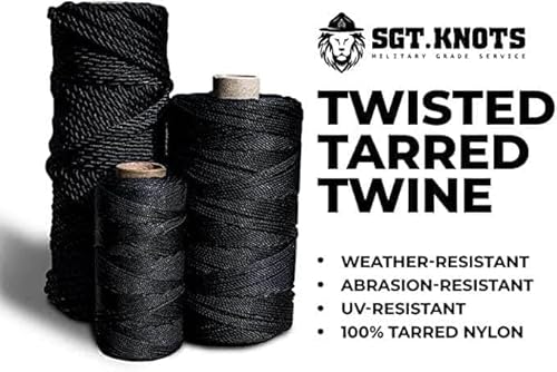 Sgt Knots SKTARTWINE Tarred Twine - 100% Nylon Bank Line thumb #1