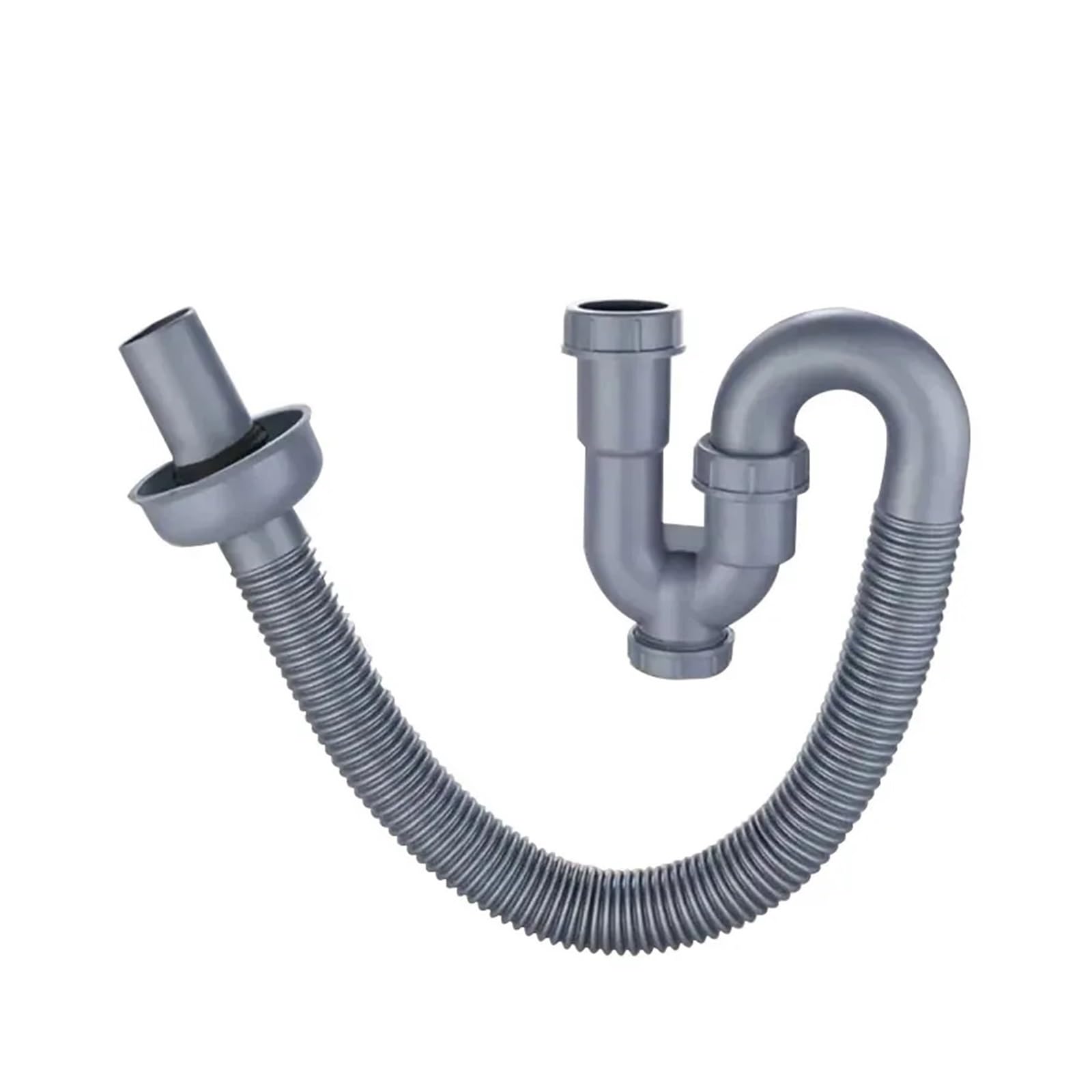 Tuyau de drainage en S pour lavabo anti-odeur flexible universel