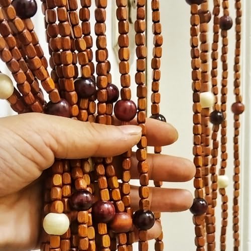 ave split Rainbow Colorful Hippie Wood Door Beaded Curtain Boho-Bohemian