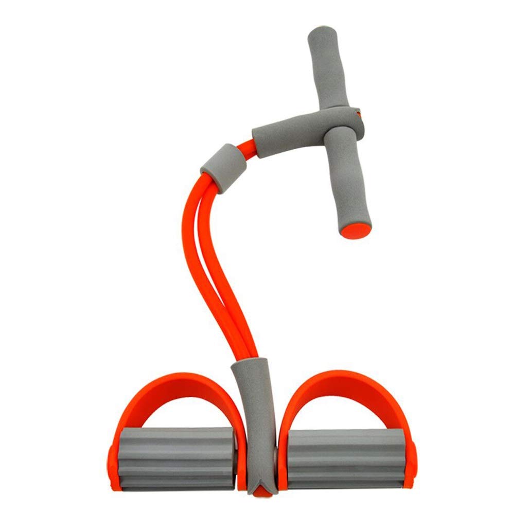 CXD Elastica Fune, Pedale Banda Elastica, V-Resourcing Elastica Fune Attrezzature Fitness, Bodybuilding Expander for Addome/Vita/Braccio/Leg Stretching Dimagrante Formazione (Colore : Arancia)
