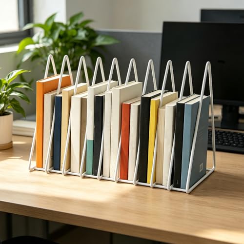 Étagère à disques vinyles autoportante en métal rigide à neuf compartiments de rangement