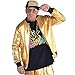 amscan 845899-55 Veste Hip Hop dorée