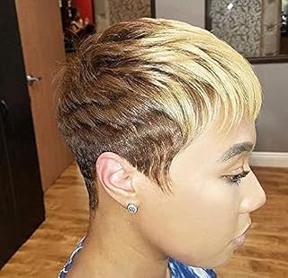 FCHW Short Pixie Cut Hair Wig Short Hairstyles Synthetic Wigs For Women Popular Fashion Wigs Heat Resistant Hairpieces Women's Wig