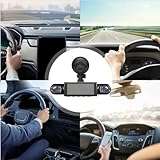 Dash Cam for Car - 4 Channel Battery Powered Dash Cam,1080P Monitor with 32G Card Rear Reversing Image for Left Right Front Blind Spot Night Driving Security - Image 7