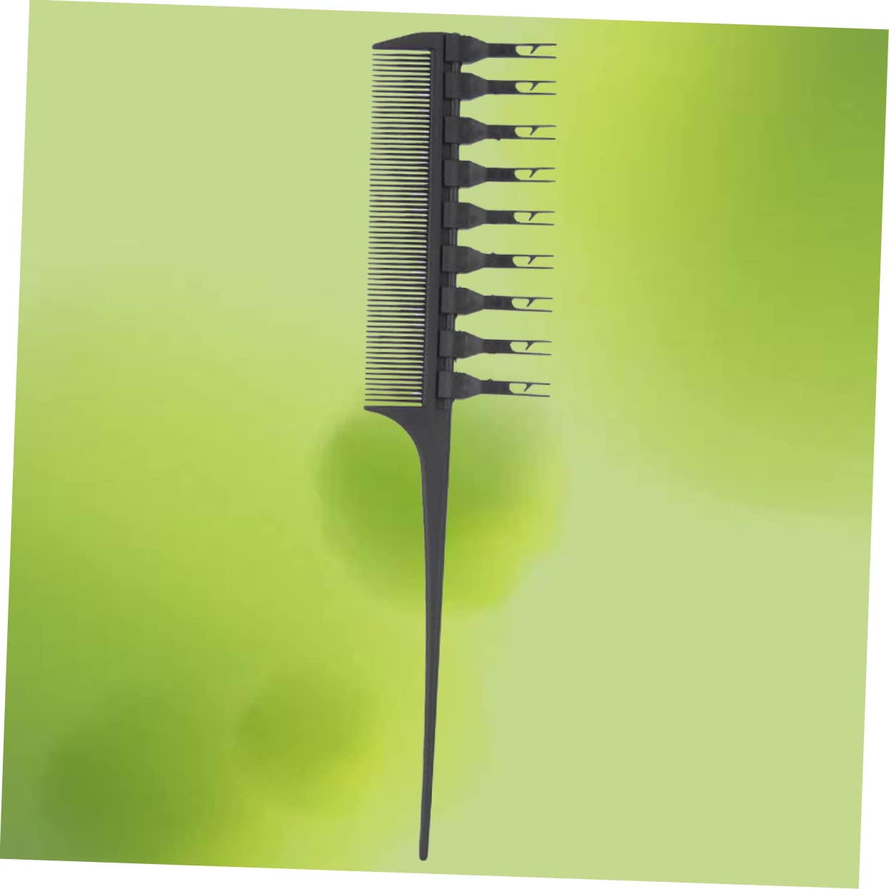 minkissy Hair Dyeing Brush with Hook Professional Hair Coloring Comb Tool for Salon and Home Use Easy Clean Durable Design for Tinting and Highlighting Black