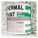 Rempro Thermal Paint 1Litres - Anti Mould & Anti Condensation Insulating with Glass Bubble Technology (Textured Finish)