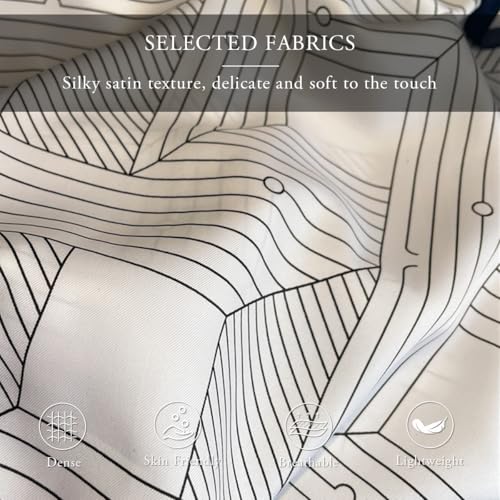 Silk Scarf Women Square Scarf Stripe Plaid Camellia Geometric Pattern Neckerchief Neck Scarf Bandana Headscarf Shawl4