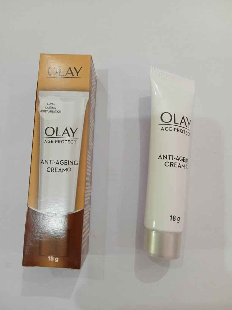 OlayAge Protect Anti Ageing Cream Lightens Dark Spots,Reduce Wrinkles 18 Grams