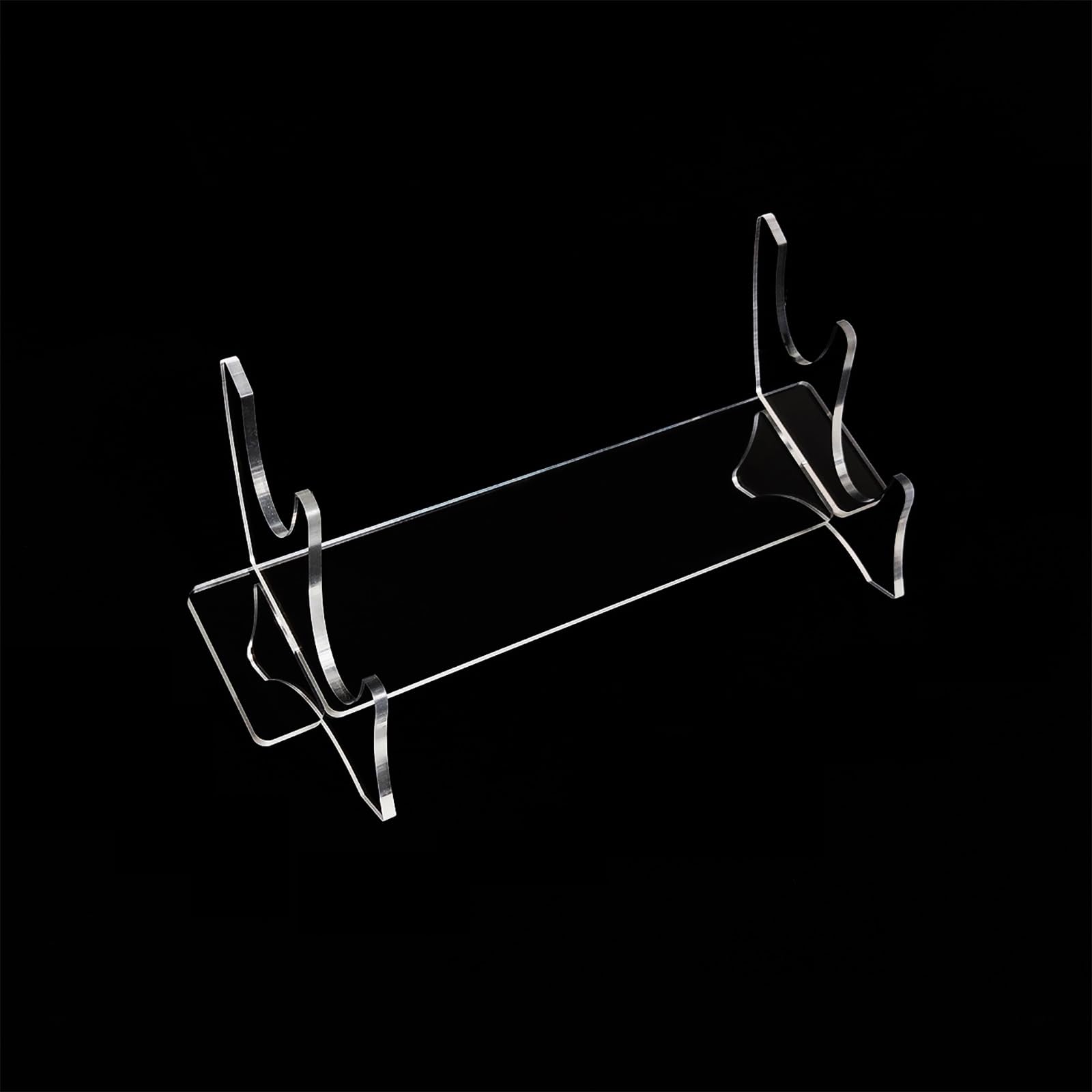 Hjhuua White Desktop Acrylic Sword Stand,Decorative Sword Stand Display Stand,Stand Sword Stand,For Katana Wakizashi Tanto Support All Swords (1/2/3/4Tier) Transparent