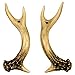 BLACK FOREST DECOR Antler Door Handles (Set of 2)