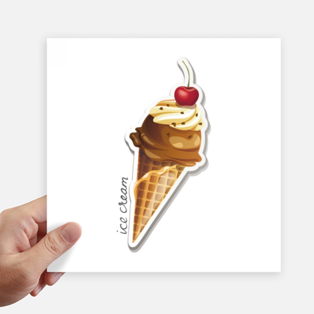 Stickers Cerise Chocolat 4 Pièces pour Déco de Chambre et Moto
