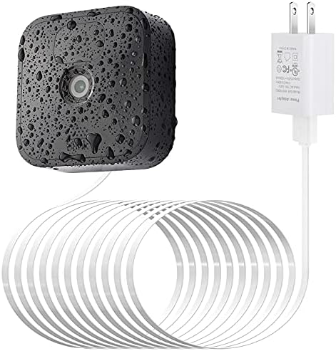 Power Adapter for Blink XT / XT2 & All-New Blink Outdoor Indoor Camera, with 25 ft/7.5 m Weatherproof Cable Continuously Charging Blink Camera, No More Battery Changes - White