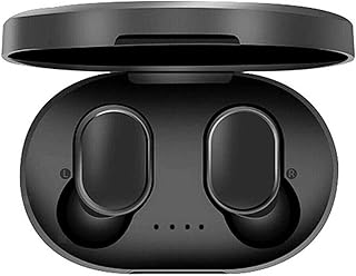 Fone de Ouvido TWS Bluetooth Sem Fio com microfone Preto compatível com todos os aparelhos confortável e carregamento rápido  